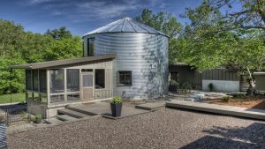 grain silo converted into house